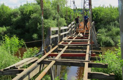 Ремонт подвесного моста в Каргате подходит к завершению