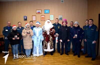 В Новосибирской области завершилась акция Движения Первых «Российский детский Дед Мороз»