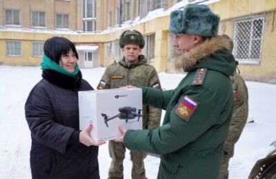 Из Новосибирска в зону СВО отправили беспилотник