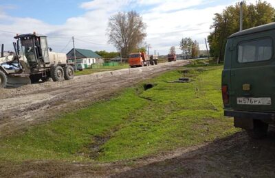 В селе Каргатского района отремонтировали дорогу