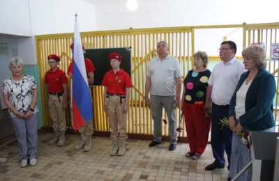 В школе Каргатского района открыли стенд памяти