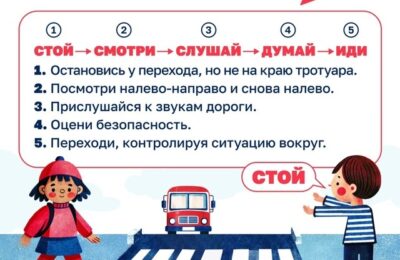 Каргатских детей учат правилам дорожного движения