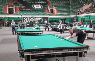 В Новосибирске стартовал Кубок мира по бильярдному спорту