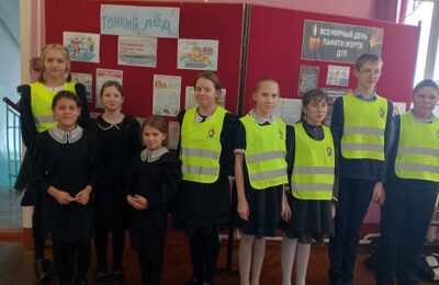 Каргатские школьники оформили профилактический стенд