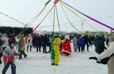 Проводы зимы будут холодными в Новосибирской области