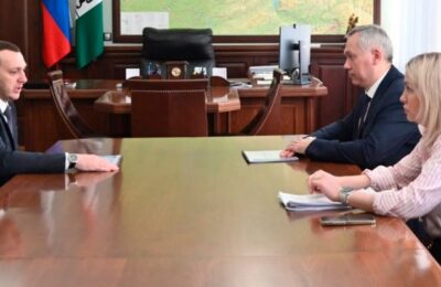 Губернатор региона обсудил работу УФАС по Новосибирской области с его руководителем