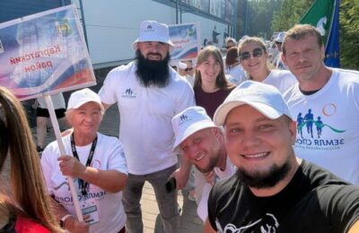 Каргатцы приняли участие в марафоне «Земля спорта» в Краснообске