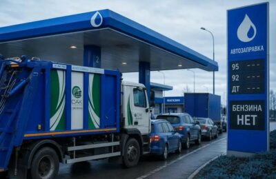 Ажиотажный спрос на бензин сбил график вывоза мусора в Новосибирске
