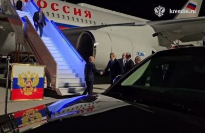 Президент Путин прилетел с рабочим визитом в Новосибирск