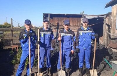 Волонтёры из Каргатского СУВУ помогли ветерану