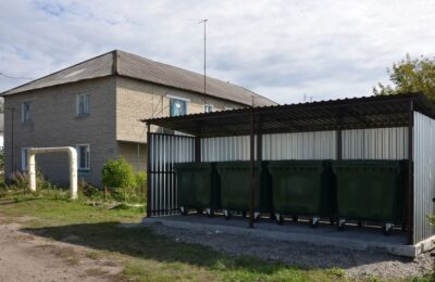 В Маршанке обновили контейнерную площадку